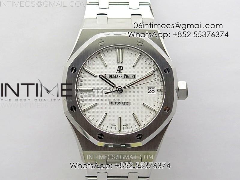 royal-oak-37mm-15450-ss-apsf-1-1-best-edition-silver-textured-dial-on-ss-bracelet-sa3120-super-clone.jpg Royal Oak 37mm 15450 SS APSF 1:1 Best Edition Silver Textured Dial on SS Bracelet SA3120 Super Clone - Image 1