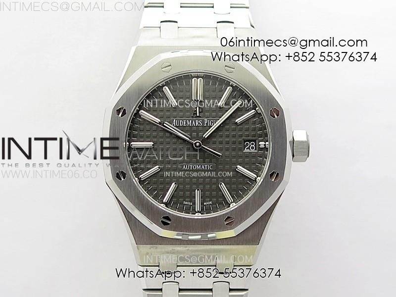 royal-oak-37mm-15450-ss-apsf-11-best-edition-black-textured-dial-on-ss-bracelet-sa3120-super-clone.jpg Royal Oak 37mm 15450 SS APSF 1:1 Best Edition Black Textured Dial on SS Bracelet SA3120 Super Clone - Image 1