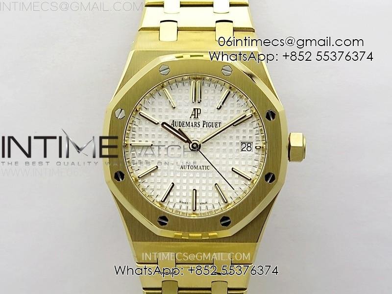 royal-oak-37mm-15450-yg-ipf-1-1-best-edition-silver-dial-on-yg-bracelet-sa3120-super-clone.jpg Royal Oak 37mm 15450 YG IPF 1:1 Best Edition Silver Dial on YG Bracelet SA3120 Super Clone - Image 1