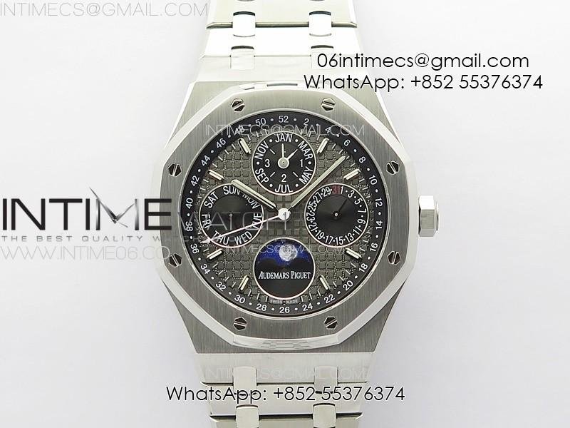 royal-oak-41mm-complicated-26574-ss-apsf1-1-best-edition-gray-dial-on-ss-bracelet-a5134.jpg Royal Oak 41mm Complicated 26574 SS APSF1:1 Best Edition Gray Dial on SS Bracelet A5134 - Image 1