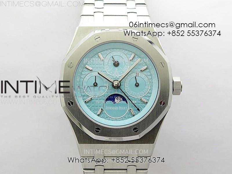 royal-oak-41mm-complicated-26574-ss-bbs-best-edition-tiffany-dial-on-ss-bracelet-a5134.jpg Royal Oak 41mm Complicated 26574 SS BBS Best Edition Tiffany Dial on SS Bracelet A5134 - Image 1