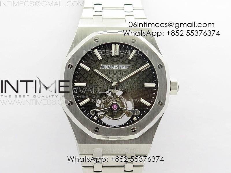 Royal Oak 41mm Tourbillon SS BBS Best Edition Black Dial on SS Bracelet