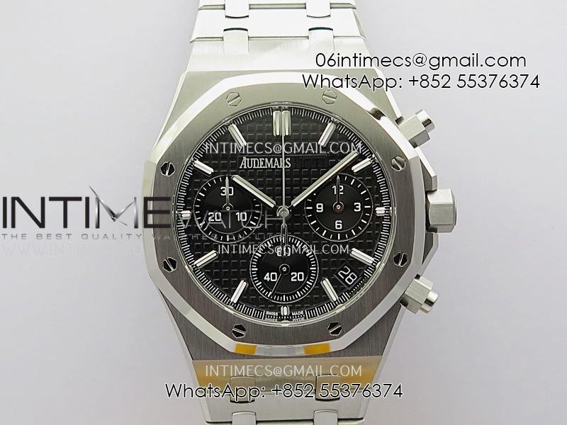 royal-oak-chrono-26240-ss-apsf-11-best-edition-black-dial-on-ss-bracelet-sa4401-super-clone.jpg Royal Oak Chrono 26240 SS APSF 1:1 Best Edition Black Dial on SS Bracelet SA4401 Super Clone - Image 1
