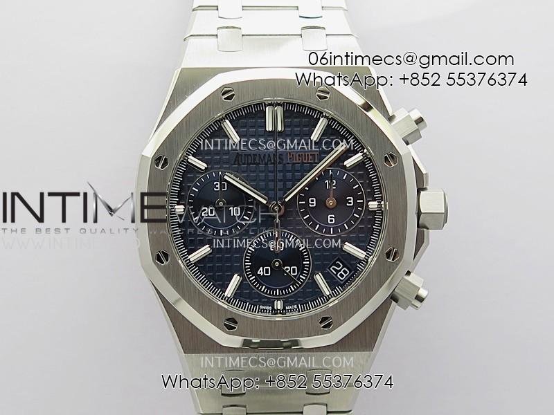 royal-oak-chrono-26240-ss-v2-apsf-11-best-edition-blue-dial-on-ss-bracelet-sa4401-super-clone-free-sprung.jpg Royal Oak Chrono 26240 SS V2 APSF 1:1 Best Edition Blue Dial on SS Bracelet SA4401 Super Clone (Free Sprung) - Image 1