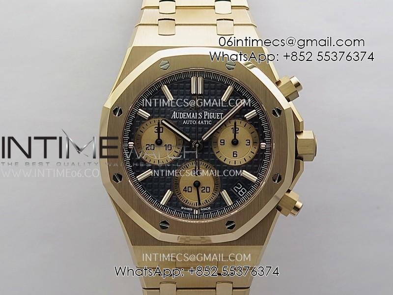 royal-oak-chrono-26240or-rg-apsf-11-best-edition-blue-dial-rg-subdial-on-rg-bracelet-sa4401-super-clone.jpg Royal Oak Chrono 26240OR RG APSF 1:1 Best Edition Blue Dial RG Subdial On RG Bracelet SA4401 Super Clone - Image 1