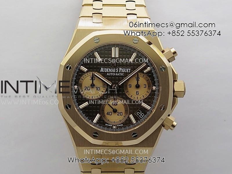 royal-oak-chrono-26240or-rg-v2-apsf-11-best-edition-brown-dial-rg-subdial-on-rg-bracelet-sa4401-super-clone-free-sprung.jpg Royal Oak Chrono 26240OR RG V2 APSF 1:1 Best Edition Brown Dial RG Subdial On RG Bracelet SA4401 Super Clone (Free Sprung) - Image 1