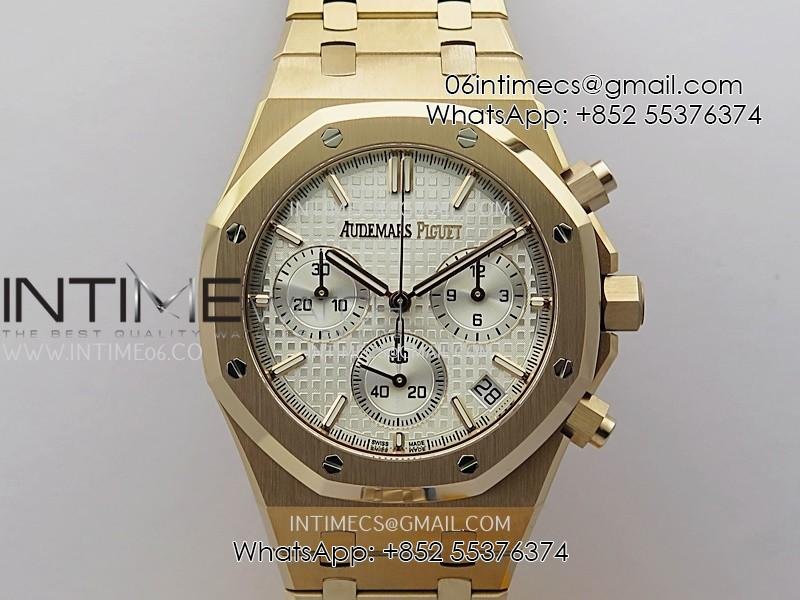 royal-oak-chrono-26240or-rg-v2-apsf-11-best-edition-silver-dial-on-rg-bracelet-sa4401-super-clone-free-sprung.jpg Royal Oak Chrono 26240OR RG V2 APSF 1:1 Best Edition Silver Dial on RG Bracelet SA4401 Super Clone (Free Sprung) - Image 1