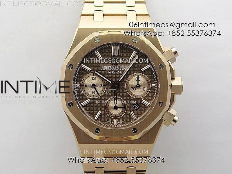 royal-oak-chrono-26331st-rg-ipf-1-1-best-edition-gray-dial-rose-gold-subdial-on-ss-bracelet-a7750.jpg Royal Oak Chrono 26331ST RG IPF 1:1 Best Edition Gray Dial rose gold subdial on SS Bracelet A7750 - Image 1