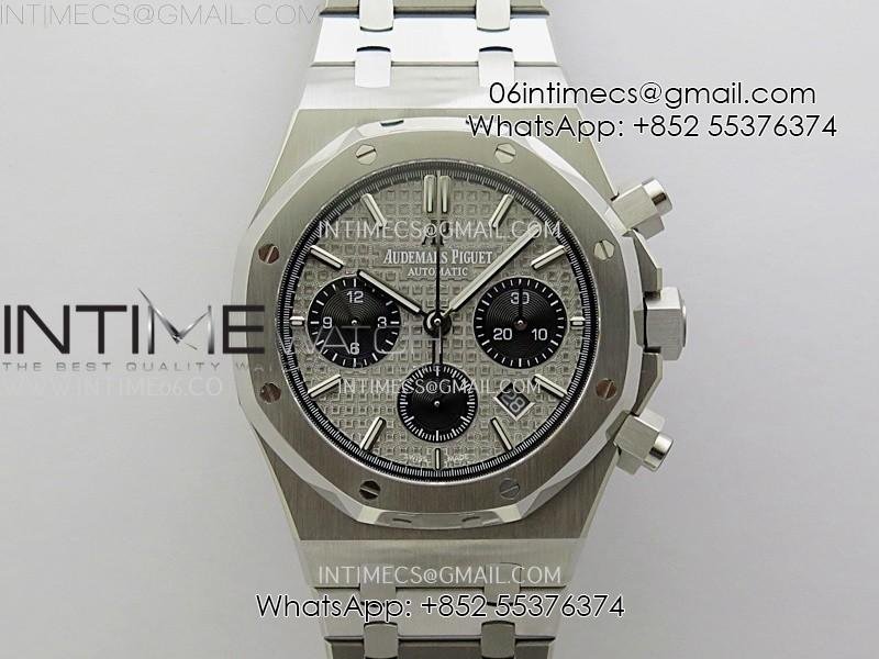 royal-oak-chrono-26331st-ss-ipf-1-1-best-edition-gray-dial-black-subdial-on-ss-bracelet-a7750.jpg Royal Oak Chrono 26331ST SS IPF 1:1 Best Edition Gray Dial Black Subdial on SS Bracelet A7750 - Image 1