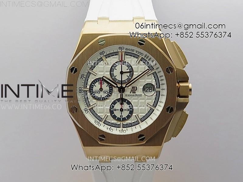 royal-oak-offshore-44mm-rg-tkf-1-1-best-edition-white-dial-on-white-rubber-strap-a3126.jpg Royal Oak Offshore 44mm RG TKF 1:1 Best Edition White Dial on White Rubber Strap A3126 - Image 1