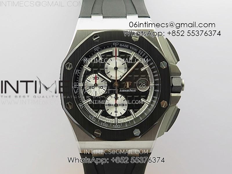 royal-oak-offshore-44mm-ss-tkf-1-1-best-edition-black-dial-on-black-rubber-strap-a3126.jpg Royal Oak Offshore 44mm SS TKF 1:1 Best Edition Black Dial On Black Rubber Strap A3126 - Image 1