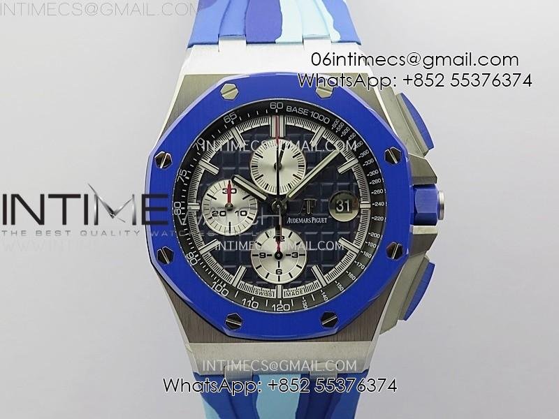 royal-oak-offshore-44mm-ss-tkf-1-1-best-edition-blue-dial-on-blue-camou-rubber-strap-a3126.jpg Royal Oak Offshore 44mm SS TKF 1:1 Best Edition Blue Dial on Blue Camou Rubber Strap A3126 - Image 1
