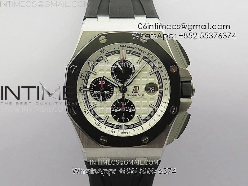 royal-oak-offshore-44mm-ss-tkf-1-1-best-edition-white-dial-on-black-rubber-strap-a3126.jpg Royal Oak Offshore 44mm SS TKF 1:1 Best Edition White Dial on Black Rubber Strap A3126 - Image 1