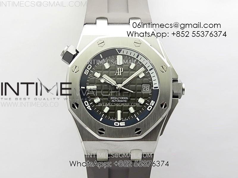 royal-oak-offshore-diver-15720-apsf-1-1-best-edition-gray-dial-on-gray-rubber-strap-sa4308.jpg Royal Oak Offshore Diver 15720 APSF 1:1 Best Edition Gray Dial on Gray Rubber Strap SA4308 - Image 1
