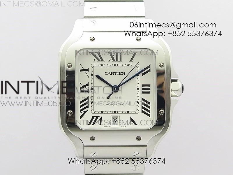 santos-de-cartier-40mm-2018-rxw-1-1-best-edition-white-dial-on-ss-smartlinks-bracelet-miyota-9015.jpg Santos de Cartier 40mm 2018 RXW 1:1 Best Edition White Dial on SS SmartLinks Bracelet MIYOTA 9015 - Image 1