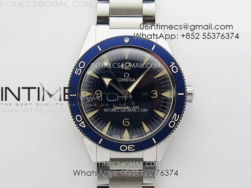 seamaster-300-heritage-vsf-1-1-best-edition-blue-dial-on-ss-bracelet-a8912-super-clone.jpg Seamaster 300 Heritage VSF 1:1 Best Edition Blue Dial on SS Bracelet A8912 Super Clone - Image 1