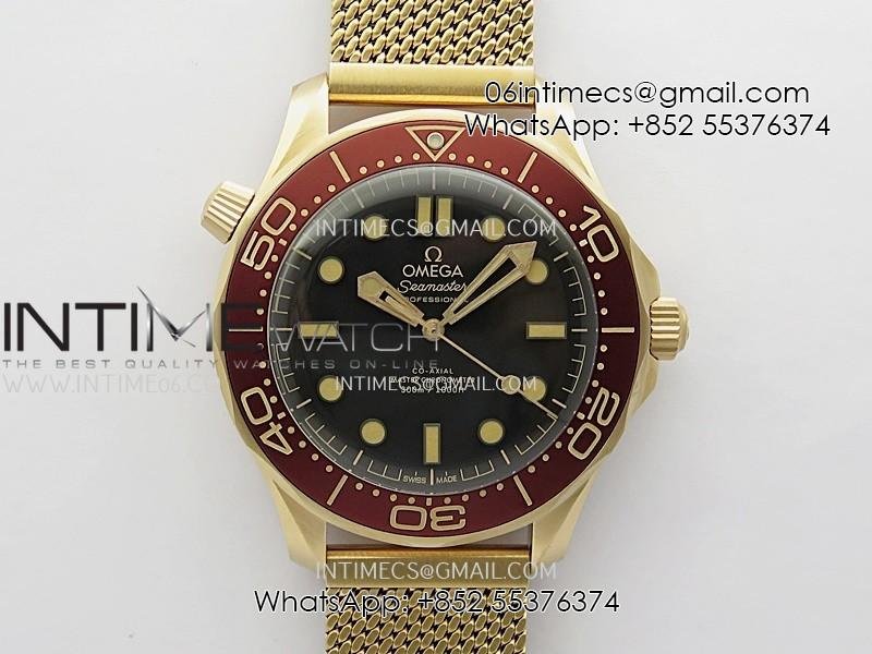 seamaster-300m-diver-rose-gold-vsf-11-best-edition-black-dial-on-mesh-bracelet-a8806.jpg Seamaster 300M Diver Rose Gold VSF 1:1 Best Edition Black Dial on Mesh Bracelet A8806 - Image 1