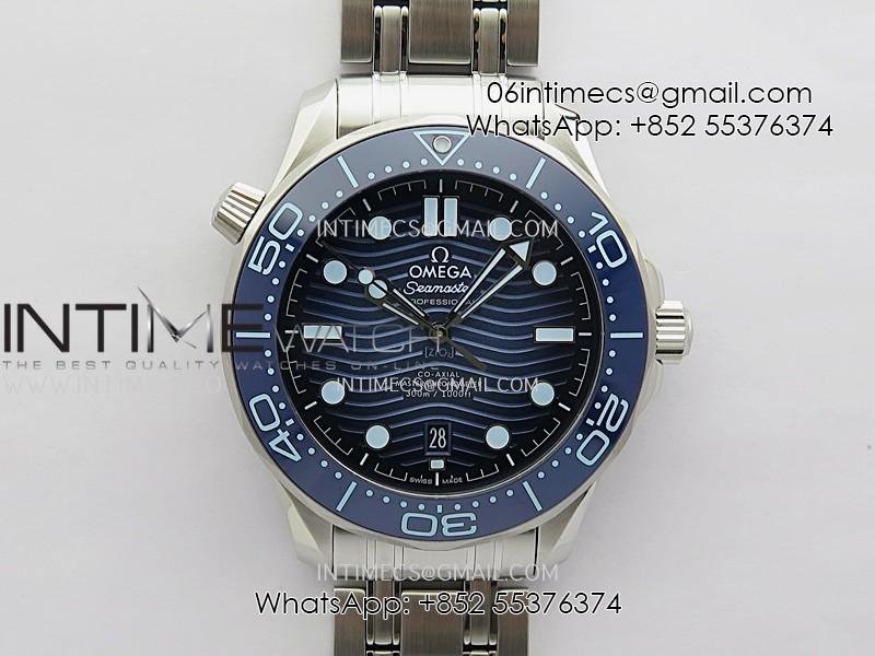 seamaster-diver-300m-blue-ceramic-bezel-v4-vsf-11-best-edition-summer-blue-dial-on-ss-bracelet-super-clone-asian-8800.jpg Seamaster Diver 300M Blue Ceramic Bezel V4 VSF 1:1 Best Edition Summer Blue Dial On SS Bracelet Super Clone Asian 8800 - Image 1