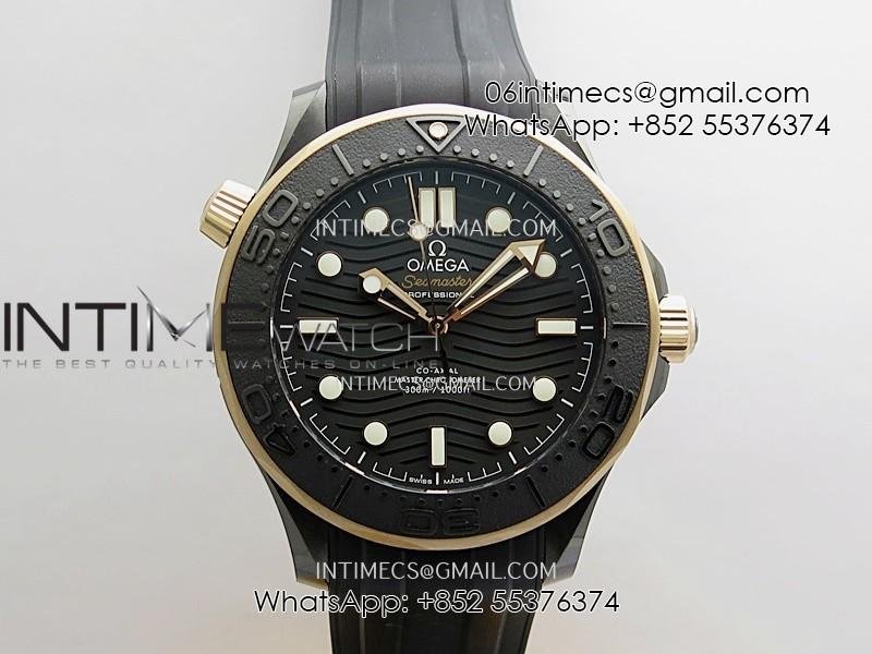 seamaster-diver-300m-ceramicrg-v4-vsf-11-best-edition-black-dial-on-black-rubber-strap-asian-super-clone-8806.jpg Seamaster Diver 300M Ceramic/RG V4 VSF 1:1 Best Edition Black Dial On Black Rubber Strap Asian Super Clone 8806 - Image 1