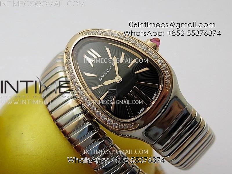 serpenti-35mm-diamond-bezel-ss-rg-bvf-1-1-best-edition-black-dial-on-ss-rg-bracelet-ronda-quartz.jpg Serpenti 35mm Diamond Bezel SS/RG BVF 1:1 Best Edition Black Dial on SS/RG Bracelet Ronda Quartz - Image 1