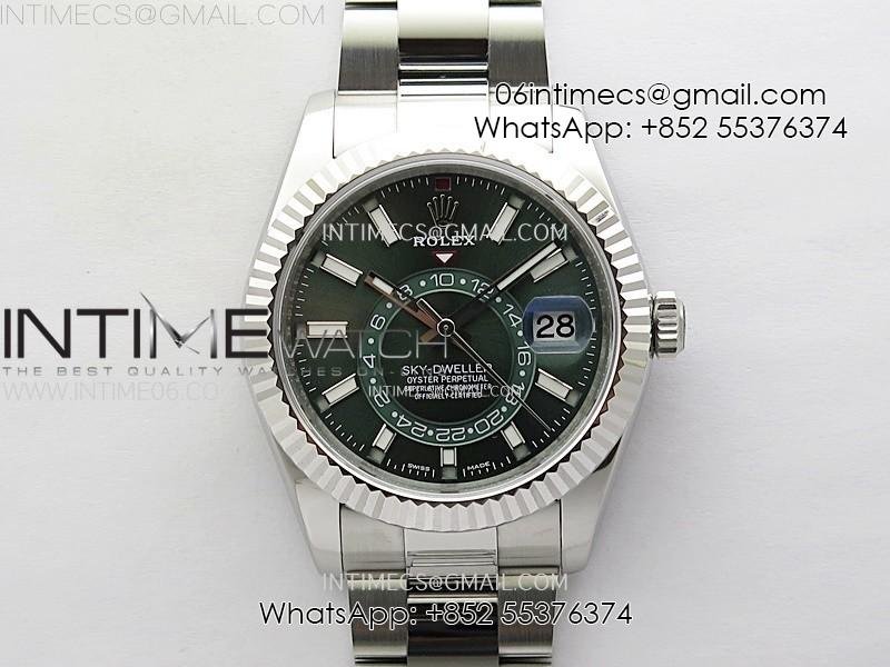 sky-dweller-326934-904l-ss-zf-1-1-best-edition-green-dial-on-ss-bracelet-asian-2824.jpg Sky-Dweller 326934 904L SS ZF 1:1 Best Edition Green Dial on SS Bracelet Asian 2824 - Image 1