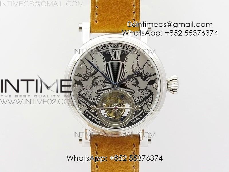 speake-marin-ss-case-silver-dial-on-rg-dial-on-brown-leather-asian-eq-tourbillon-free-black-leather-strap.jpg Speake-Marin SS Case Silver Dial on RG Dial On Brown Leather Asian EQ Tourbillon (Free Black Leather Strap) - Image 1