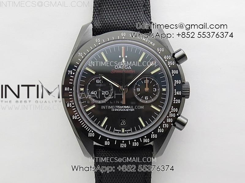 speedmaster-dark-side-of-the-moon-real-ceramic-n1f-1-1-best-edition-black-dial-on-black-nylon-strap-a9300.jpg Speedmaster "Dark Side of The Moon" Real Ceramic N1F 1:1 Best Edition Black Dial on Black Nylon Strap A9300 - Image 1