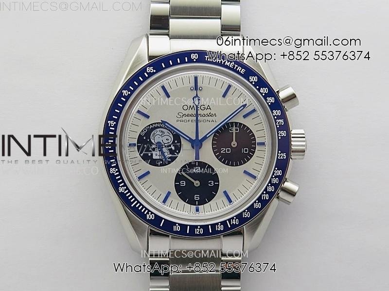 speedmaster-professional-silver-snoopy-award-50th-anniversary-n1f-1-1-best-edition-a3861-on-style01-bracelet.jpg Speedmaster Professional "Silver Snoopy Award" 50th Anniversary N1F 1:1 Best Edition A3861 on Style01 Bracelet - Image 1