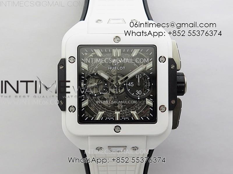 square-bang-unico-42mm-white-ceramic-bbf-1-1-best-edition-skeleton-dial-on-white-rubber-strap-a1280.jpg Square Bang Unico 42mm White Ceramic BBF 1:1 Best Edition Skeleton Dial on White Rubber Strap A1280 - Image 1