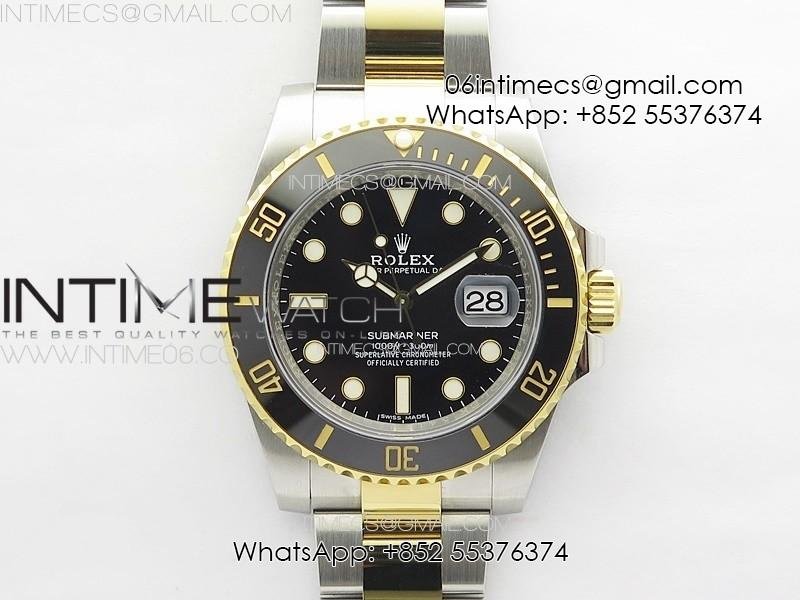 submariner-116613ln-904l-ss-yg-case-ntf-1-1-best-edition-black-dial-on-904l-bracelet-sa3135.jpg Submariner 116613LN 904L SS/YG Case NTF 1:1 Best Edition Black Dial On 904L Bracelet SA3135 - Image 1