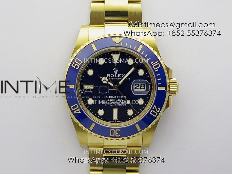Submariner 126613 LB YG THBF 1:1 Best Edition Blue Dial On YG Bracelet SH3235