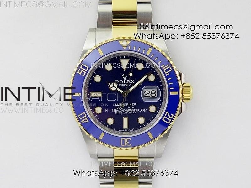 Submariner 41mm 126613 LB SS/YG NTF 1:1 Best Edition Blue Dial on SS/YG Bracelet VR3235