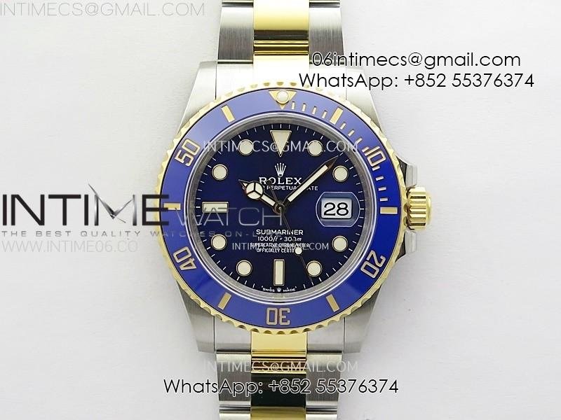 submariner-41mm-126613-lb-ss-yg-vsf-1-1-best-edition-blue-dial-on-ss-yg-bracelet-vs3235.jpg Submariner 41mm 126613 LB SS/YG VSF 1:1 Best Edition Blue Dial on SS/YG Bracelet VS3235 - Image 1