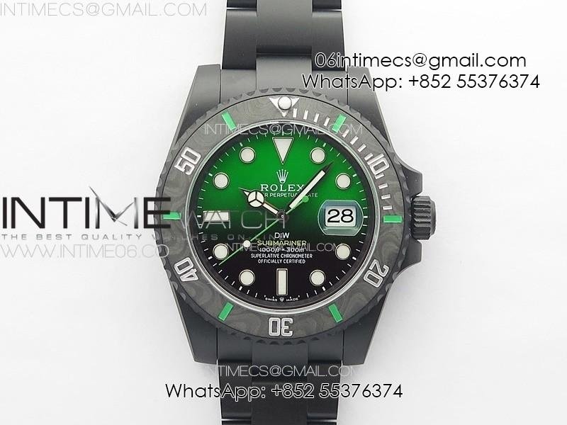 submariner-diw-carbon-bezel-vsf-1-1-best-edition-green-dial-on-dlc-bracelet-vs3135-free-rubber-straps.jpg Submariner DIW Carbon Bezel VSF 1:1 Best Edition Green Dial on DLC Bracelet VS3135 (Free Rubber Straps) - Image 1