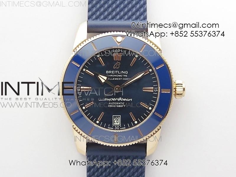 superocean-42mm-ab2010-rg-b50-1-1-best-edition-blue-dial-blue-ceramic-bezel-on-black-rubber-strap-a2824.jpg SuperOcean 42mm AB2010 RG B50 1:1 Best Edition Blue Dial Blue Ceramic Bezel on Black Rubber strap A2824 - Image 1