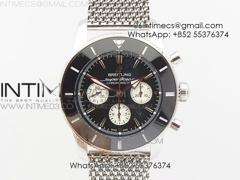 superocean-44mm-black-ceramic-bezel-black-dial-on-ss-bracelet-gummy-strap-a7750.jpg SuperOcean 46mm Black Ceramic Bezel Black Dial on SS Bracelet / Gummy Strap A7750 - Image 1