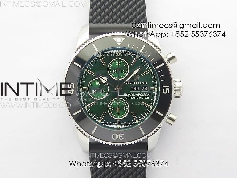 superocean-46mm-black-ceramic-bezel-b50-best-edition-green-dial-green-subdials-on-black-rubber-strap-a7750.jpg SuperOcean 46mm Black Ceramic Bezel B50 Best Edition Green Dial Green Subdials on Black Rubber Strap A7750 - Image 1
