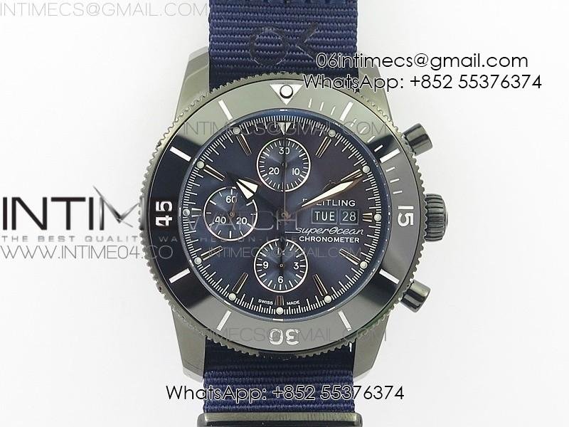 superocean-outernown-44mm-black-ceramic-bezel-blue-dial-on-blue-nylon-strap-a7750.jpg SuperOcean OuterNown 46mm B50 Black Ceramic Bezel Blue Dial on Blue Nylon Strap A7750 - Image 1