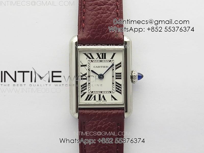 tank-louis-ladies-22mm-ss-8848f-1-1-best-edition-white-dial-on-dark-red-leather-strap-ronda-quartz.jpg Tank Louis Ladies 22mm SS 8848F 1:1 Best Edition White Dial on Dark Red Leather Strap Ronda Quartz - Image 1