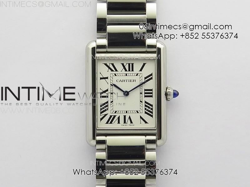 tank-louis-ladies-25mm-ss-8848f-1-1-best-edition-white-dial-on-ss-bracelet-ronda-quartzfree-leather-strap.jpg Tank Louis Ladies 25mm SS 8848F 1:1 Best Edition White Dial on SS Bracelet Ronda Quartz(Free leather strap) - Image 1