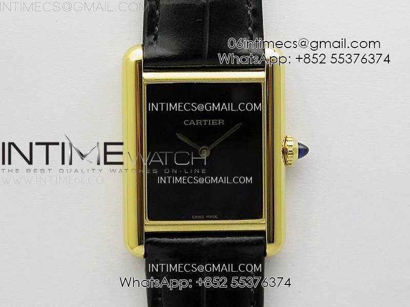 tank-louis-ladies-25mm-yg-8848f-1-1-best-edition-black-dial-on-black-leather-strap-ronda-quartz.jpg Tank Louis Ladies 25mm YG 8848F 1:1 Best Edition Black Dial On Black Leather Strap Ronda Quartz - Image 1