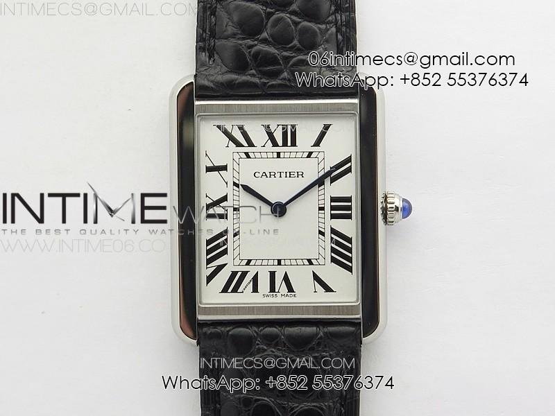 tank-solo-ladies-28mm-ss-k11f-1-1-best-edition-white-dial-on-black-coroc-leather-strap-ronda-quartz.jpg Tank Solo Ladies 28mm SS K11F 1:1 Best Edition White Dial on Black Coroc Leather Strap Ronda Quartz - Image 1