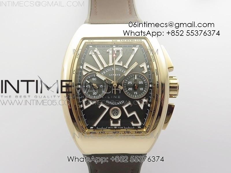 vanguard-v45-chrono-brushed-rg-case-gold-inner-bezel-abf-best-edition-gray-dial-on-gray-gummy-strap-a7750.jpg Vanguard V45 Chrono Brushed RG Case Gold Inner Bezel ABF Best Edition Gray Dial on Gray Gummy Strap A7750 - Image 1