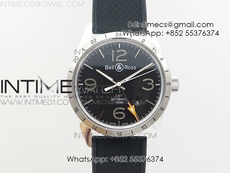 vintage-br123-ss-gmt-black-dial-on-black-rubber-strap-a2836.jpg Vintage BR123 SS GMT Black Dial on Black Rubber Strap A2836 - Image 1