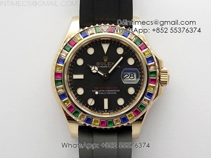 yacht-master-126655-kf-1-1-gain-weight-best-edition-rainbow-bezel-rg-wrapped-on-oysterflex-strap-vr3235.jpg Yacht-Master 126655 KF 1:1 Gain Weight Best Edition Rainbow Bezel RG Wrapped on Oysterflex Strap VR3235 - Image 1